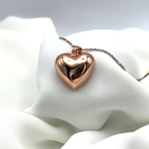 Rose gold heart